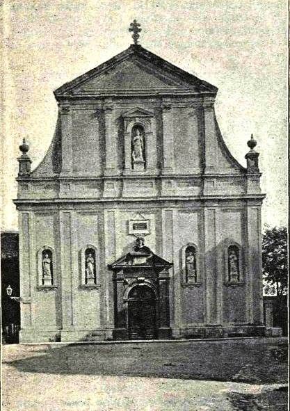 Crkva sv. Katarine, Katarinski trg 1892. godine